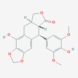 molecular formula C21H20O8 B125552 alpha-Peltatin CAS No. 568-53-6