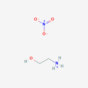 molecular formula C2H8N2O4 B1255533 Ethanolammonium nitrate 