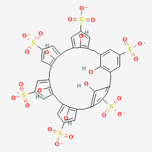 molecular formula C42H30O24S6-6 B1255535 p-Sulfonatocalix[6]arene 