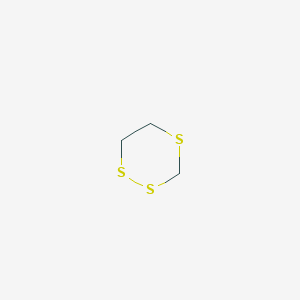 molecular formula C3H6S3 B1255566 1,2,4-Trithiane 