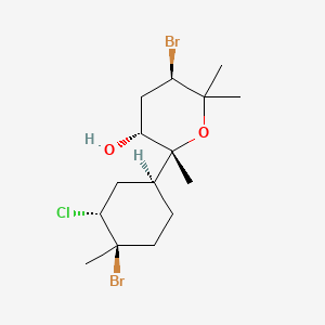molecular formula C15H25Br2ClO2 B1255567 Isocaespitol CAS No. 53915-39-2
