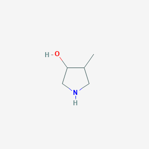 molecular formula C5H11NO B125557 4-Methylpyrrolidin-3-OL CAS No. 143656-69-3