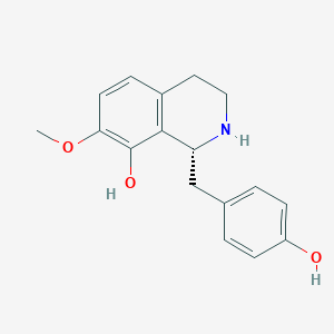 molecular formula C17H19NO3 B1255576 Norjuziphine CAS No. 74119-87-2