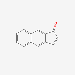 molecular formula C13H8O B12555760 1H-Benz[f]inden-1-one CAS No. 159113-90-3