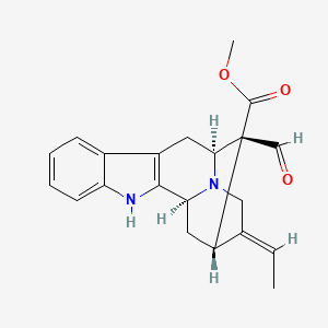 molecular formula C21H22N2O3 B1255580 Polyneuridine aldehyde 