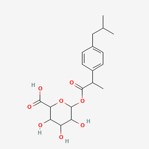 molecular formula C19H26O8 B1255595 Ibuprofen Acyl-beta-D-glucuronide 