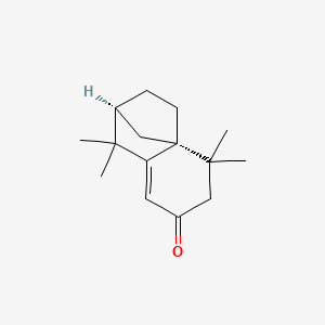 molecular formula C15H22O B1255602 (-)-Isolongifolen-9-one CAS No. 26839-52-1