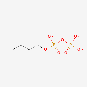 molecular formula C5H9O7P2-3 B1255620 3-Methylbut-3-enyl pyrophosphate 