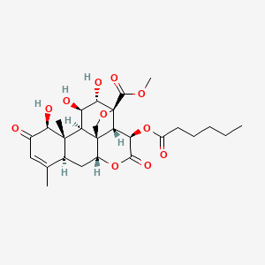 molecular formula C27H36O11 B1255622 Bruceanol-B 