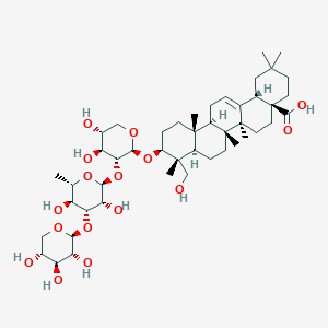 molecular formula C46H74O16 B1255633 Transsylvanoside H 