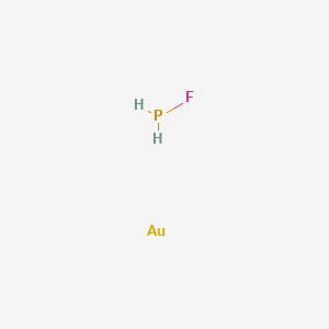 molecular formula AuFH2P B12556443 Phosphinous fluoride--gold (1/1) CAS No. 154828-29-2