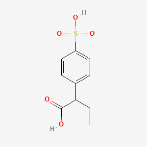 molecular formula C10H12O5S B1255647 2-(4-Sulfophenyl)butyric acid 