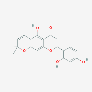 molecular formula C20H16O6 B1255649 Cycloartocarpesin CAS No. 23806-61-3