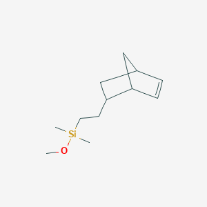 molecular formula C12H22OSi B12556507 [2-(Bicyclo[2.2.1]hept-5-en-2-yl)ethyl](methoxy)dimethylsilane CAS No. 175687-11-3