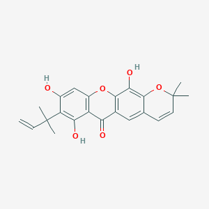 molecular formula C23H22O6 B1255656 gerontoxanthone B 