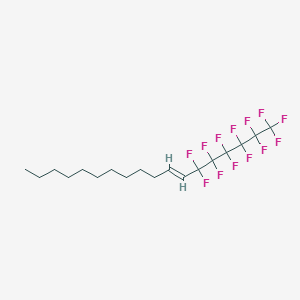 molecular formula C18H23F13 B1255664 1,1,1,2,2,3,3,4,4,5,5,6,6-Tridecafluorooctadec-7-ene 
