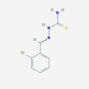 molecular formula C8H8BrN3S B12556687 Hydrazinecarbothioamide, 2-[(2-bromophenyl)methylene]-, (E)- CAS No. 191938-96-2