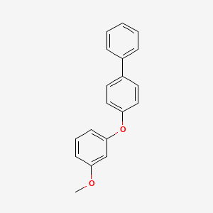 molecular formula C19H16O2 B12556691 4-(3-Methoxyphenoxy)-1,1'-biphenyl CAS No. 143936-26-9