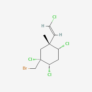 molecular formula C10H13BrCl4 B1255670 Violacene 