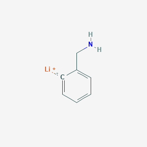 molecular formula C7H8LiN B12556831 lithium;phenylmethanamine CAS No. 143494-28-4