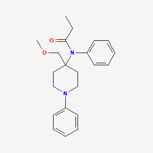 molecular formula C22H28N2O2 B12556862 N-[4-(Methoxymethyl)-1-phenylpiperidin-4-yl]-N-phenylpropanamide CAS No. 144037-62-7