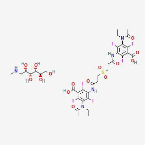 molecular formula C35H45I6N5O15S B1255695 Iosulamide meglumine CAS No. 63534-64-5