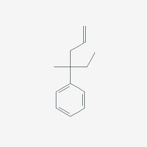 molecular formula C13H18 B12556987 (3-Methylhex-5-en-3-yl)benzene CAS No. 171505-06-9