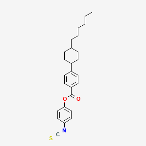 molecular formula C26H31NO2S B12556990 4-Isothiocyanatophenyl 4-(4-hexylcyclohexyl)benzoate CAS No. 151103-65-0