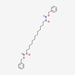 molecular formula C29H42N2O4 B12557002 N~1~,N~15~-Bis(benzyloxy)pentadecanediamide CAS No. 185445-17-4