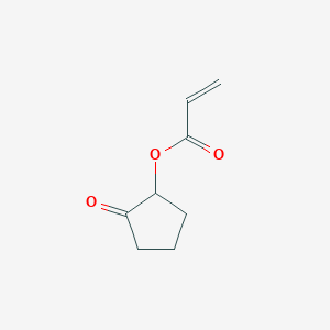 molecular formula C8H10O3 B12557066 2-Propenoic acid, 2-oxocyclopentyl ester CAS No. 143489-88-7