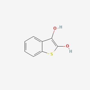 molecular formula C8H6O2S B12557087 Benzo[b]thiophene-2,3-diol CAS No. 191031-02-4
