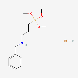 molecular formula C13H24BrNO3Si B12557118 N-benzyl-3-trimethoxysilylpropan-1-amine;hydrobromide CAS No. 144648-50-0