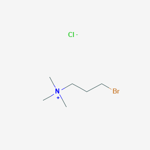 molecular formula C6H15BrClN B12557199 3-Bromo-N,N,N-trimethylpropan-1-aminium chloride CAS No. 153952-22-8