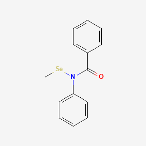 molecular formula C14H13NOSe B12557210 N-(Methylselanyl)-N-phenylbenzamide CAS No. 142206-50-6