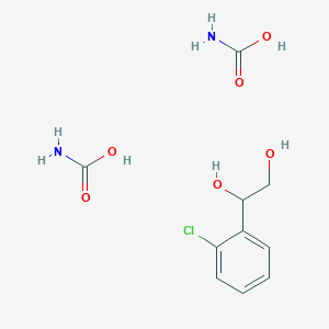 molecular formula C10H15ClN2O6 B12557251 Carbamic acid--1-(2-chlorophenyl)ethane-1,2-diol (2/1) CAS No. 194085-57-9