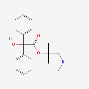 [1-(Dimethylamino)-2-methylpropan-2-yl] 2-hydroxy-2,2-diphenylacetate