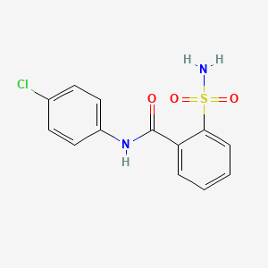 2-[n-(4-Chlorophenyl)carbamoyl]benzenesulfonamide