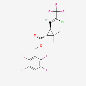 molecular formula C17H14ClF7O2 B1255760 (Z)-(1R)-trans-tefluthrin 