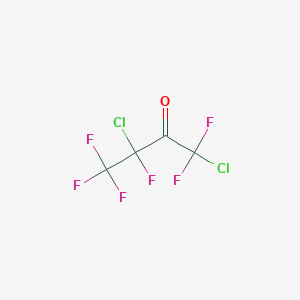 molecular formula C4Cl2F6O B12557616 1,3-Dichloro-1,1,3,4,4,4-hexafluorobutan-2-one CAS No. 143425-67-6