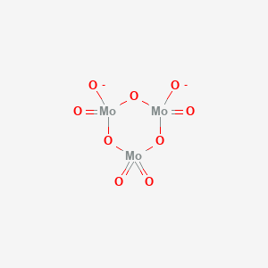 molecular formula Mo3O9-2 B1255764 Cyclo-nonaoxidotrimolybdate(2-) 