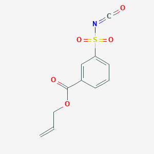 molecular formula C11H9NO5S B12557862 Prop-2-en-1-yl 3-[(oxomethylidene)sulfamoyl]benzoate CAS No. 177711-20-5