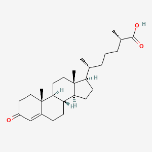 (25S)-Delta(4)-dafachronic acid
