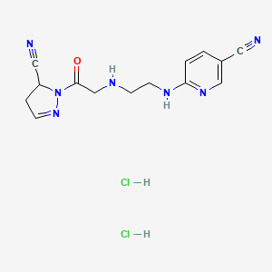 molecular formula C14H17Cl2N7O B1255814 KR-60436 CAS No. 1049741-98-1
