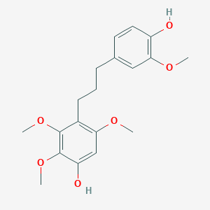 4-(3-(4-Hydroxy-3-methoxyphenyl)propyl)-2,3,5-trimethoxyphenol