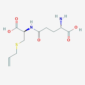 molecular formula C11H18N2O5S B125586 gamma-Glutamyl-S-allylcysteine CAS No. 91216-95-4