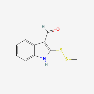 molecular formula C10H9NOS2 B1255864 Caulilexin A 