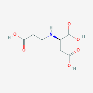 molecular formula C7H11NO6 B12558642 n-(2-Carboxyethyl)-d-aspartic acid CAS No. 181645-09-0