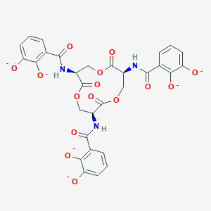 molecular formula C30H21N3O15-6 B1255872 Enterobactin(6-) 