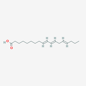 molecular formula C18H30O2 B1255876 9,11,14-Octadecatrienoic acid 