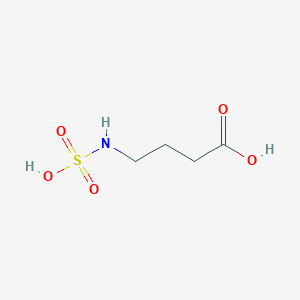 molecular formula C4H9NO5S B12558762 4-(Sulfoamino)butanoic acid CAS No. 183847-06-5